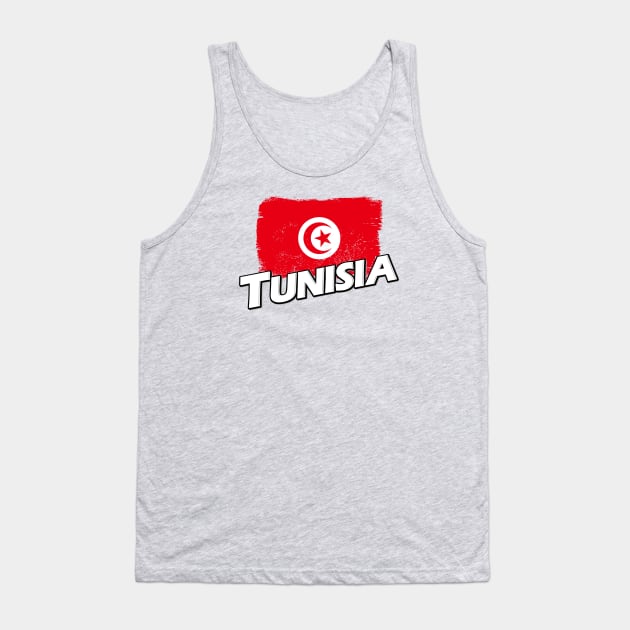 Tunisia flag Tank Top by PVVD